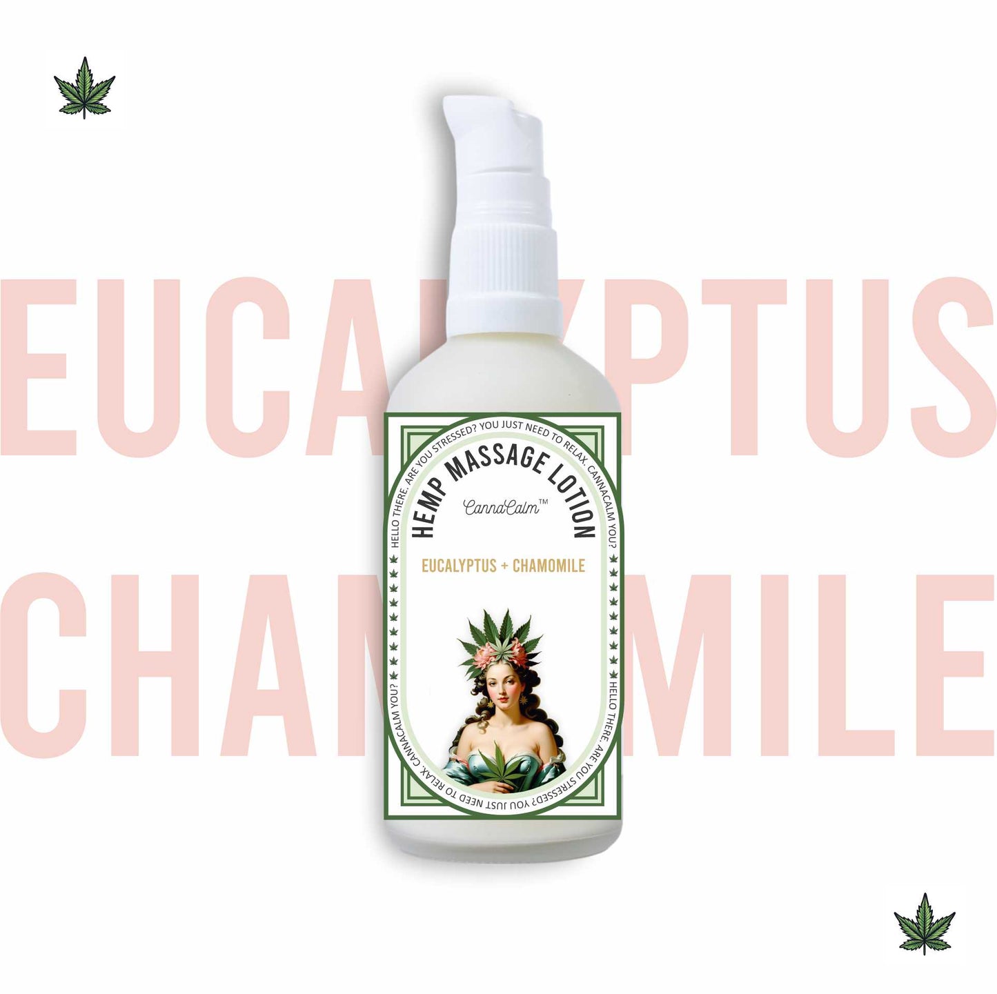 Eucalyptus + Chamomile Hemp Massage Lotion