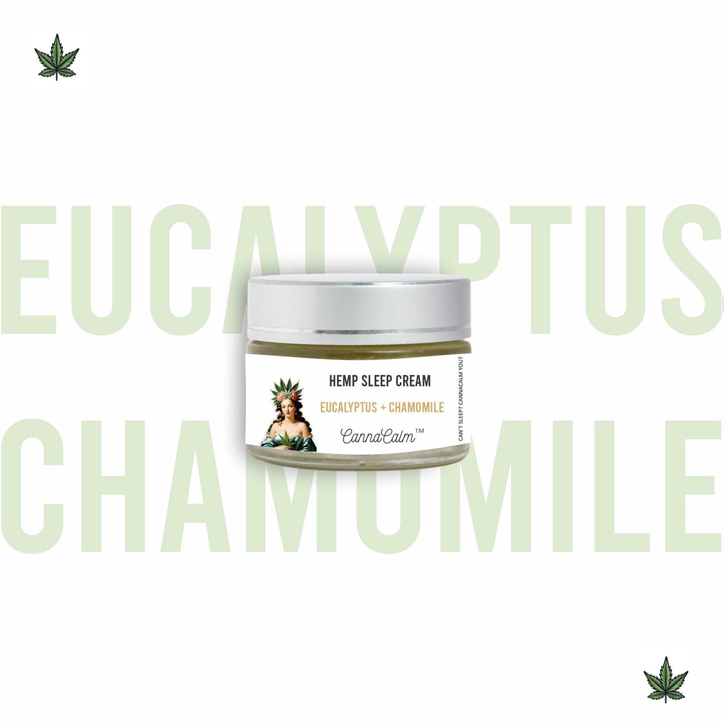 Eucalyptus + Chamomile Hemp Sleep Cream