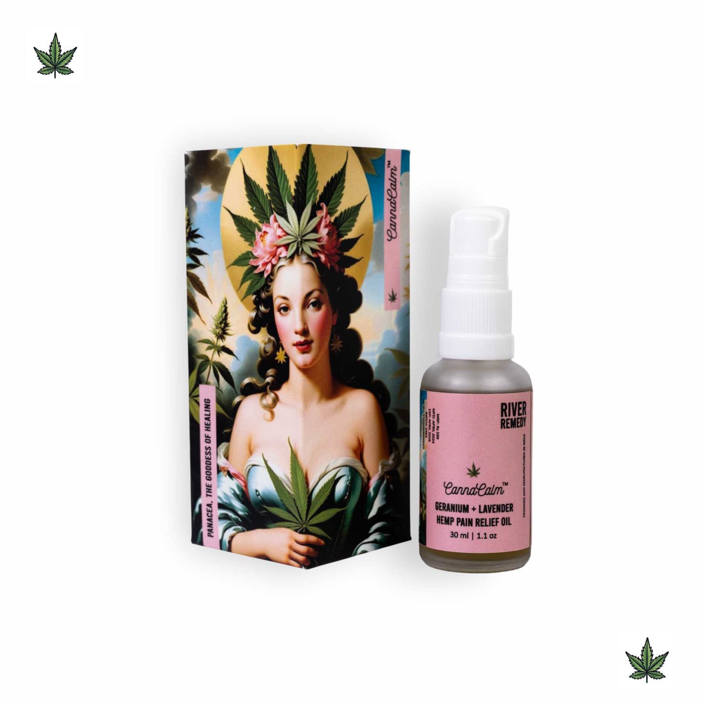 Geranium + Lavender Hemp Pain Relief Oil