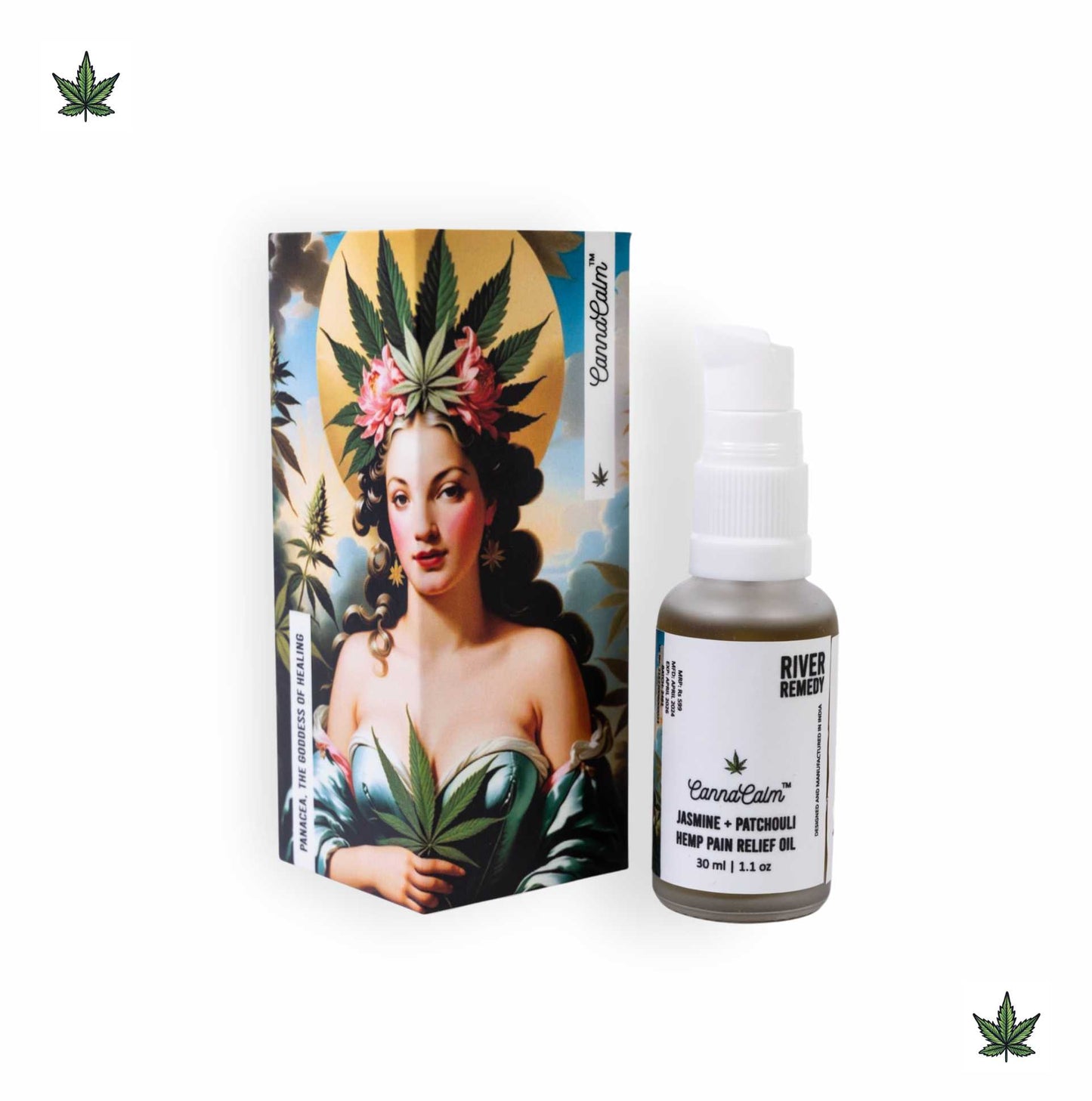 Jasmine + Patchouli Hemp Pain Relief Oil