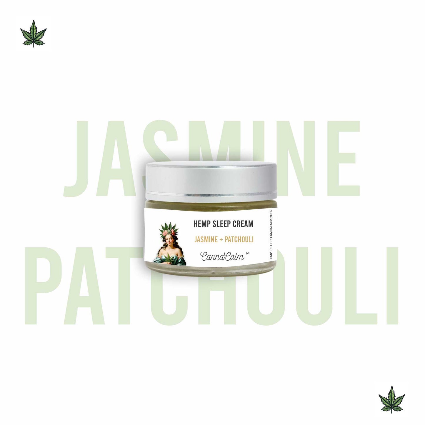 Jasmine + Patchouli Hemp Sleep Cream