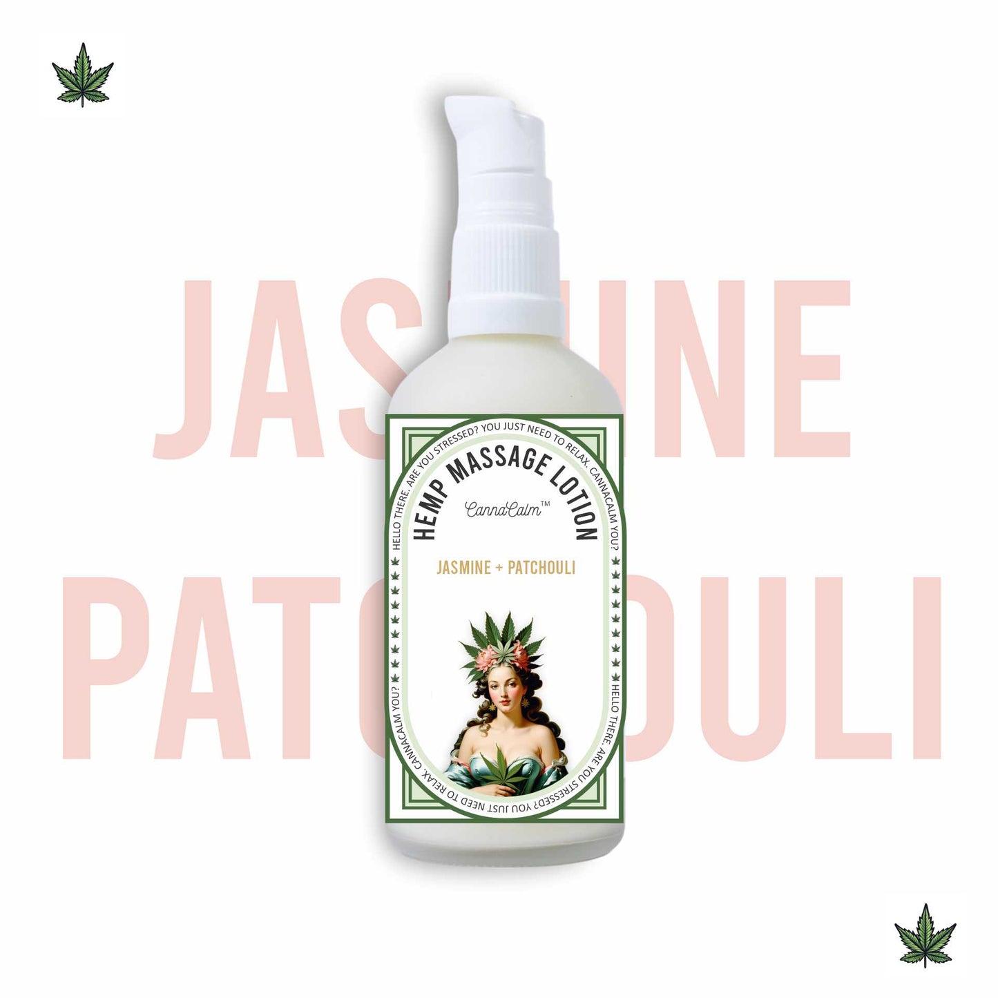 Jasmine + Patchouli Hemp Massage Lotion