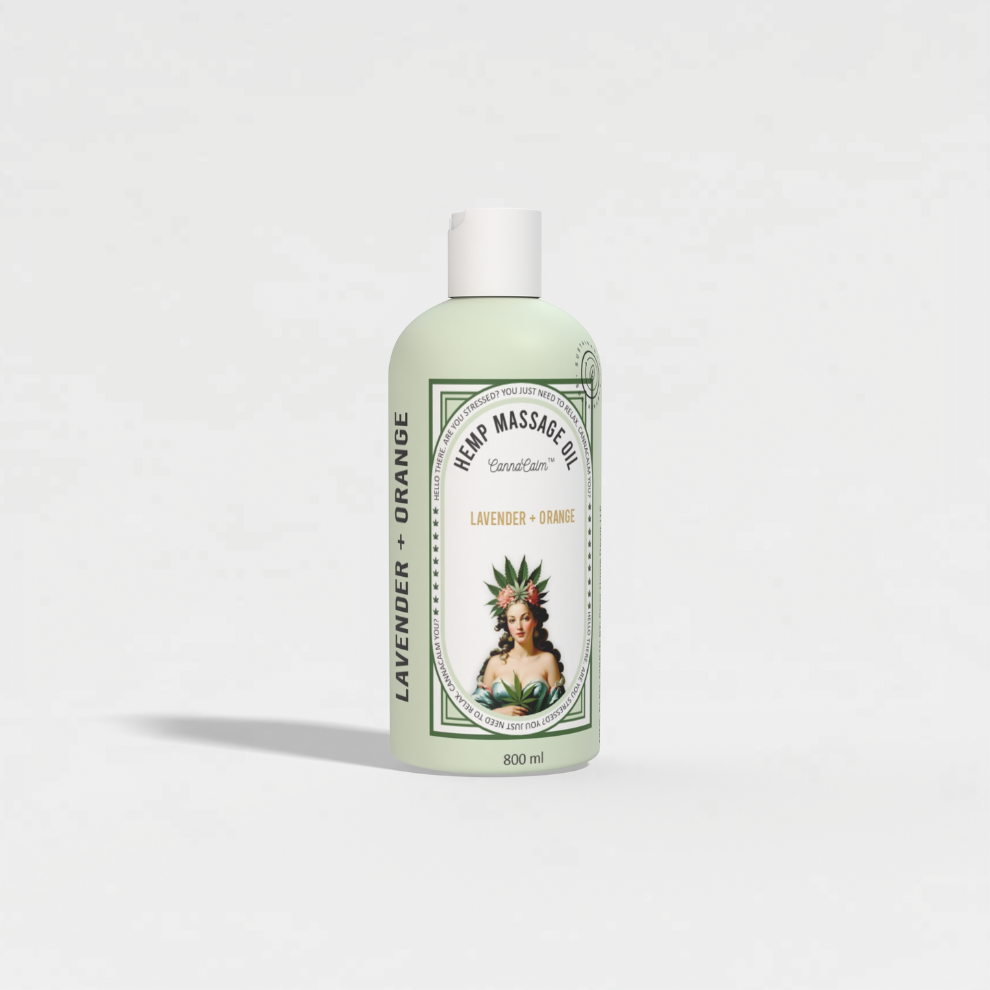 Hemp Massage Oil 800 ml