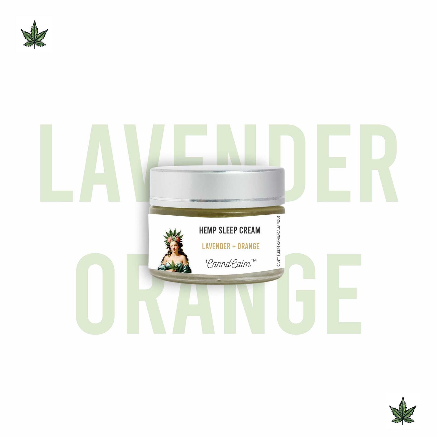 Lavender + Orange Hemp Sleep Cream