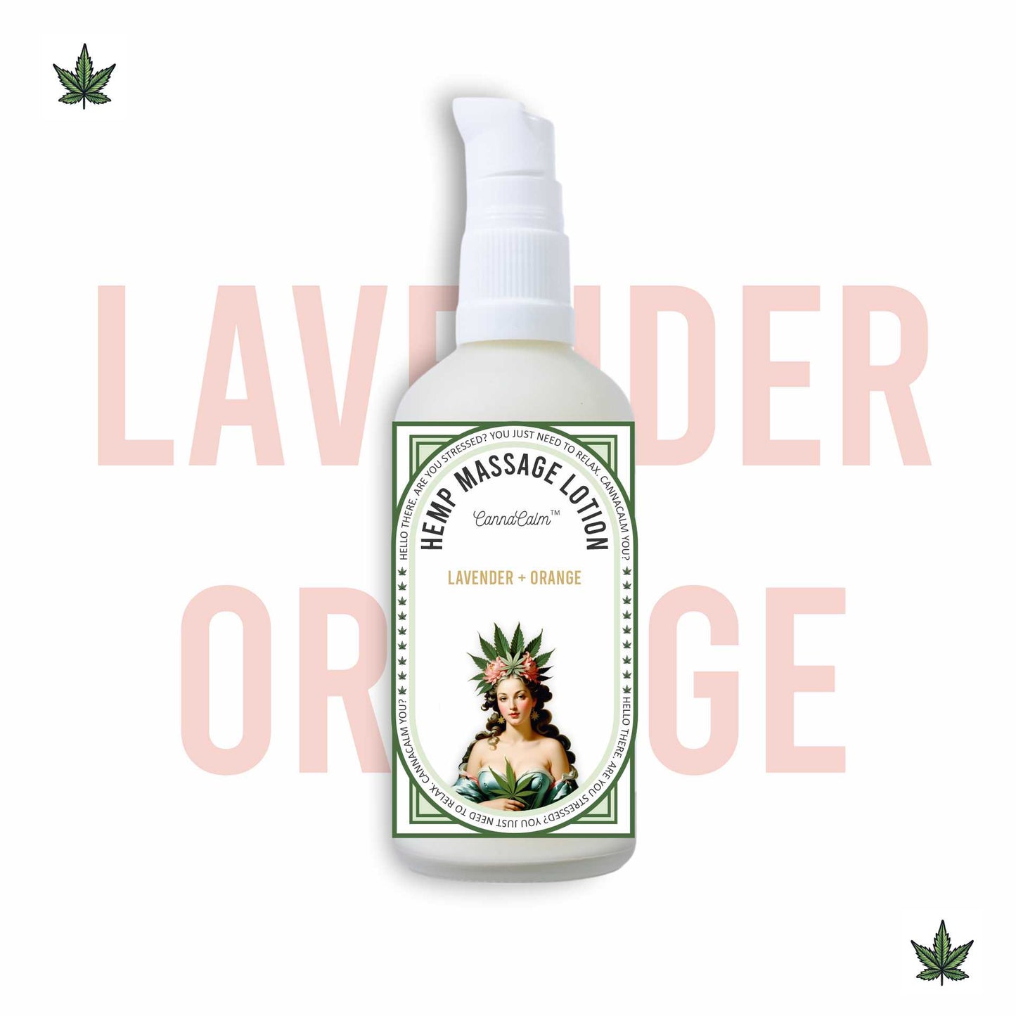 Lavender + Orange Hemp Massage Lotion
