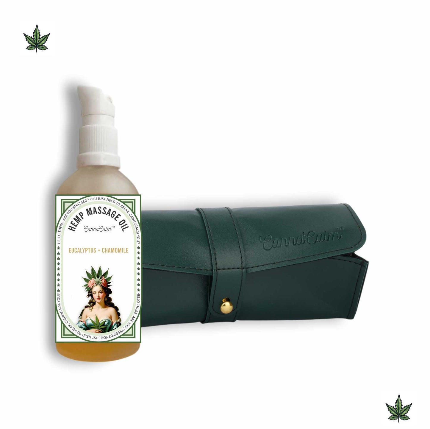 Eucalyptus + Chamomile Hemp Massage Oil