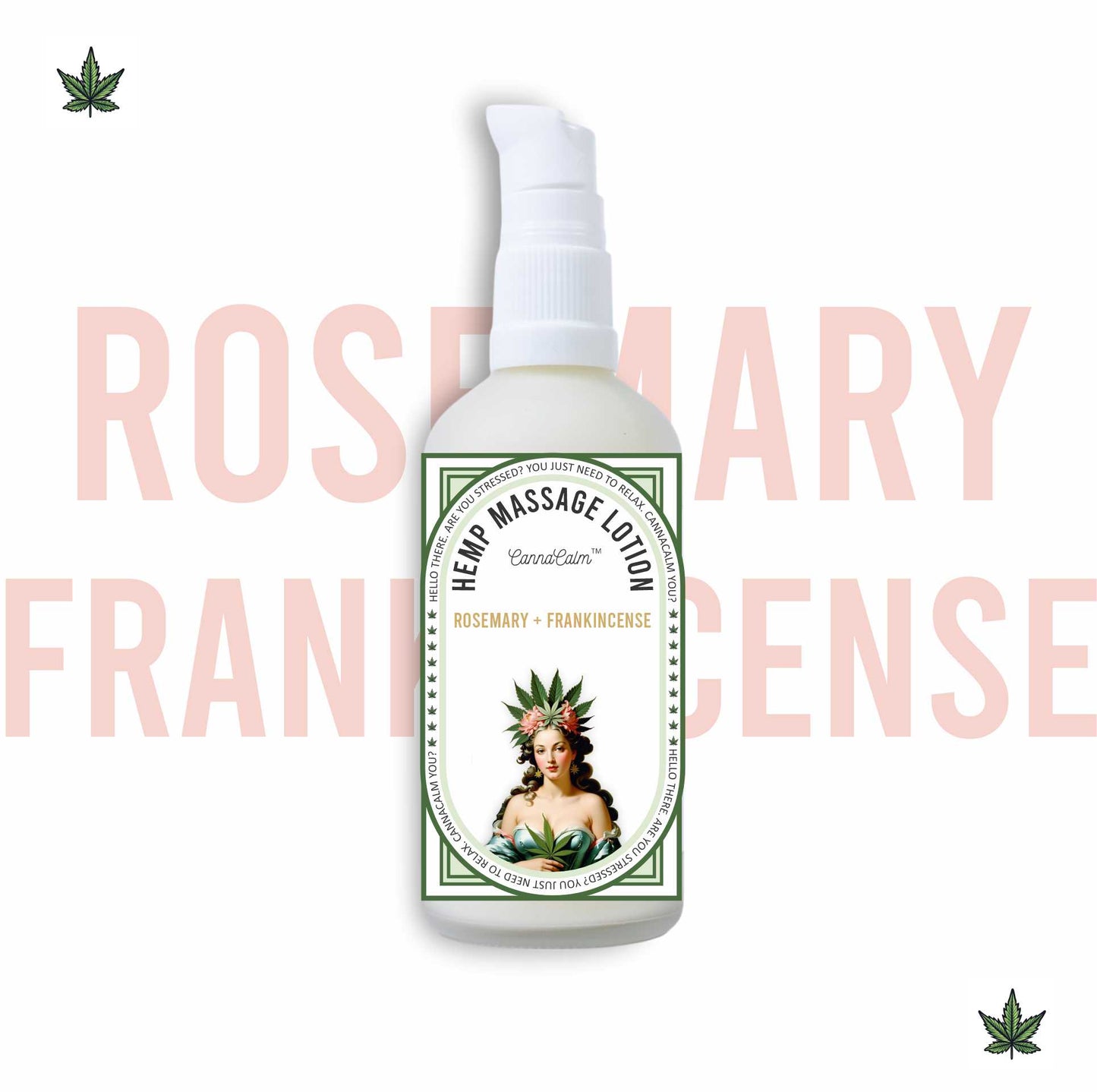 Rosemary + Frankincense Hemp Massage Lotion